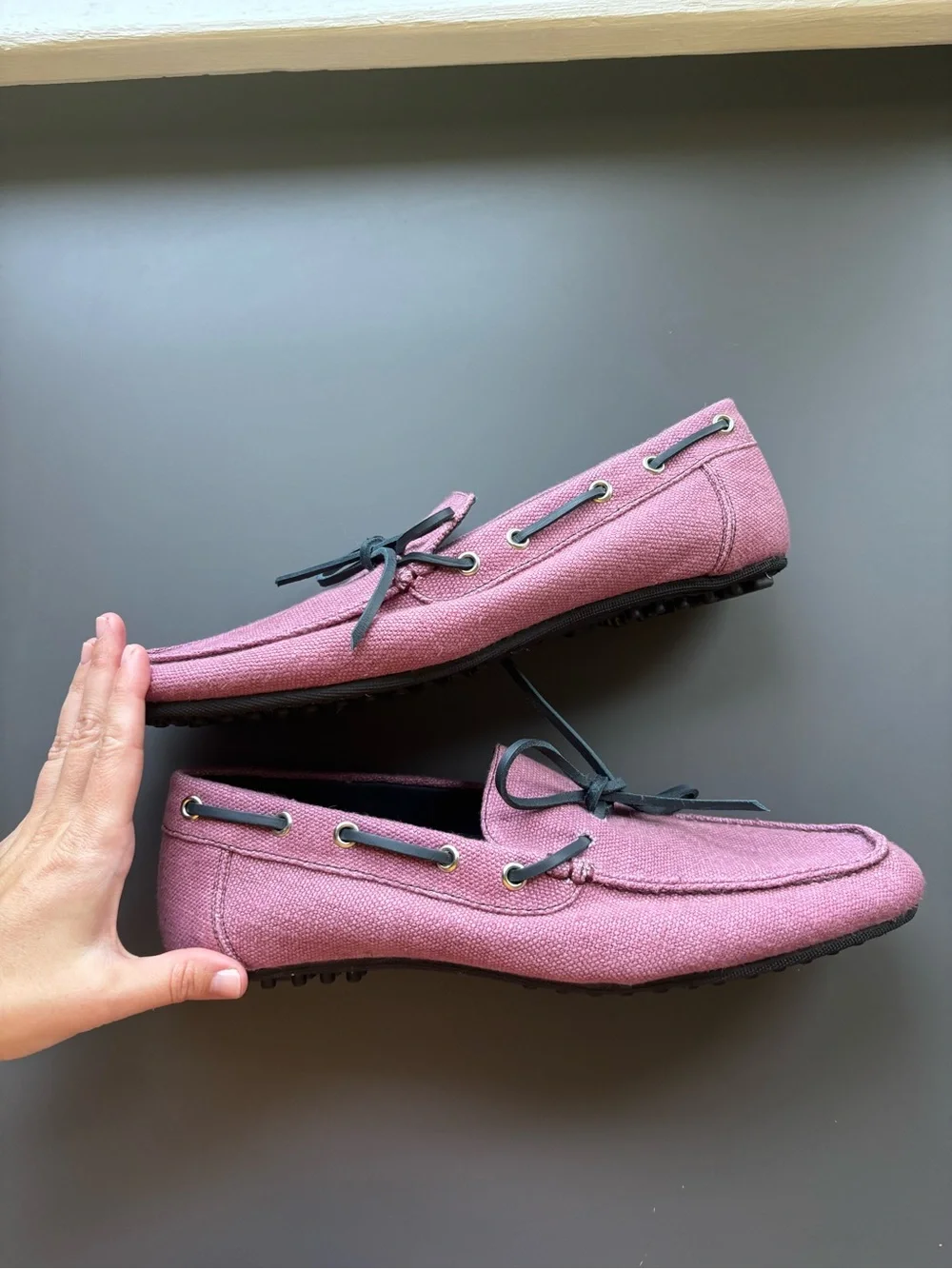 Alton Lane Canvas Boat Shoe Loafers- 43